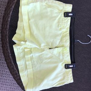 Mossimo Neon Yellow Jean Shorts